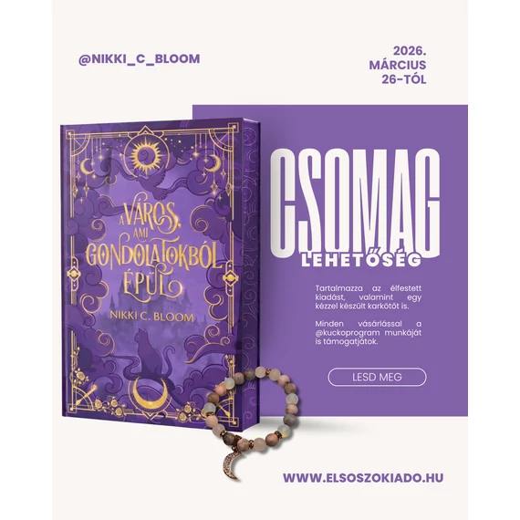 KUCKO PACK - Nikki C. Bloom - A város, ami gondolatokból épül (Élfestett)